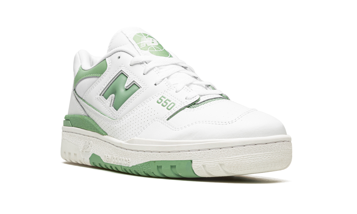 Overkicks - New Balance 550 White Mint Green (BB550FS1) - detalle lateral interior