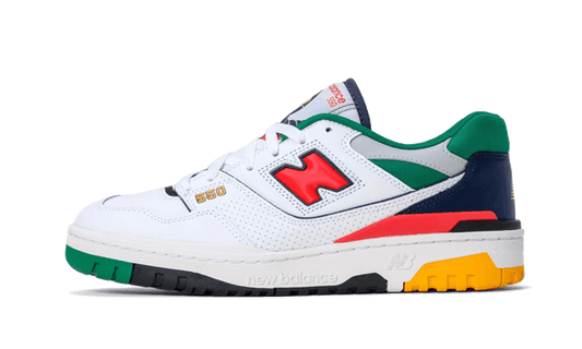 Overkicks - New Balance 550 White Multicolor (BB550CL1) - vista lateral