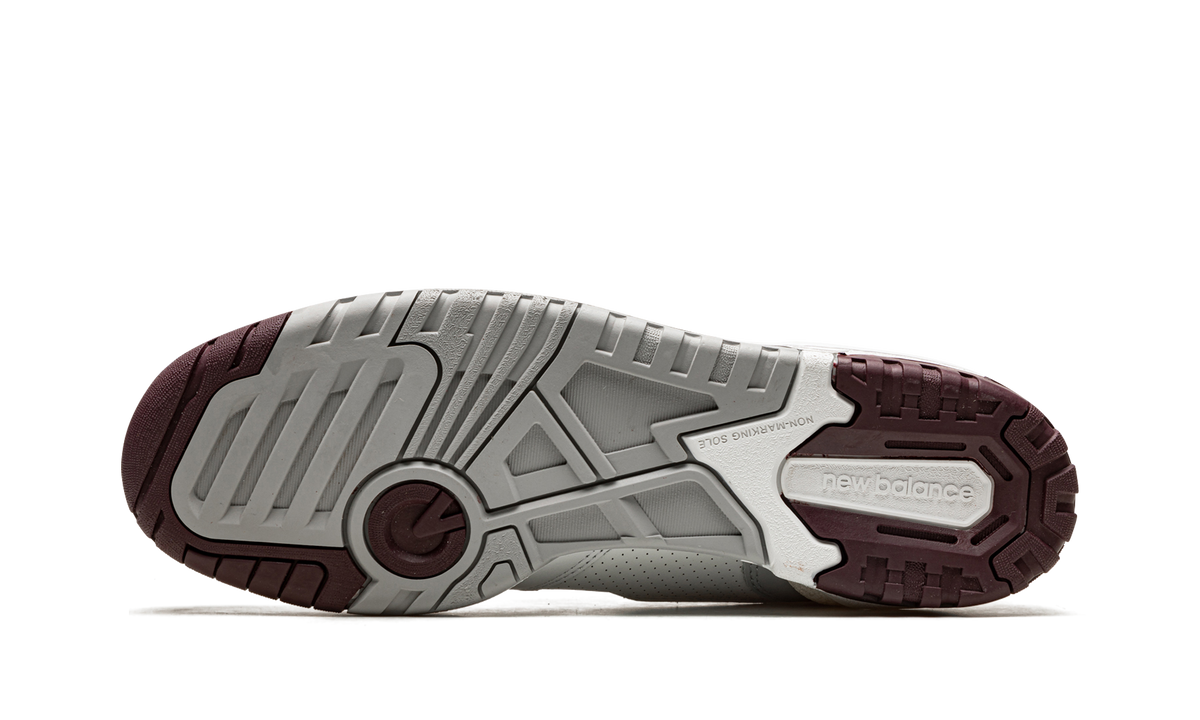 Overkicks - New Balance 550 White Natural Indigo Burgundy (BB550PWB) - vista superior