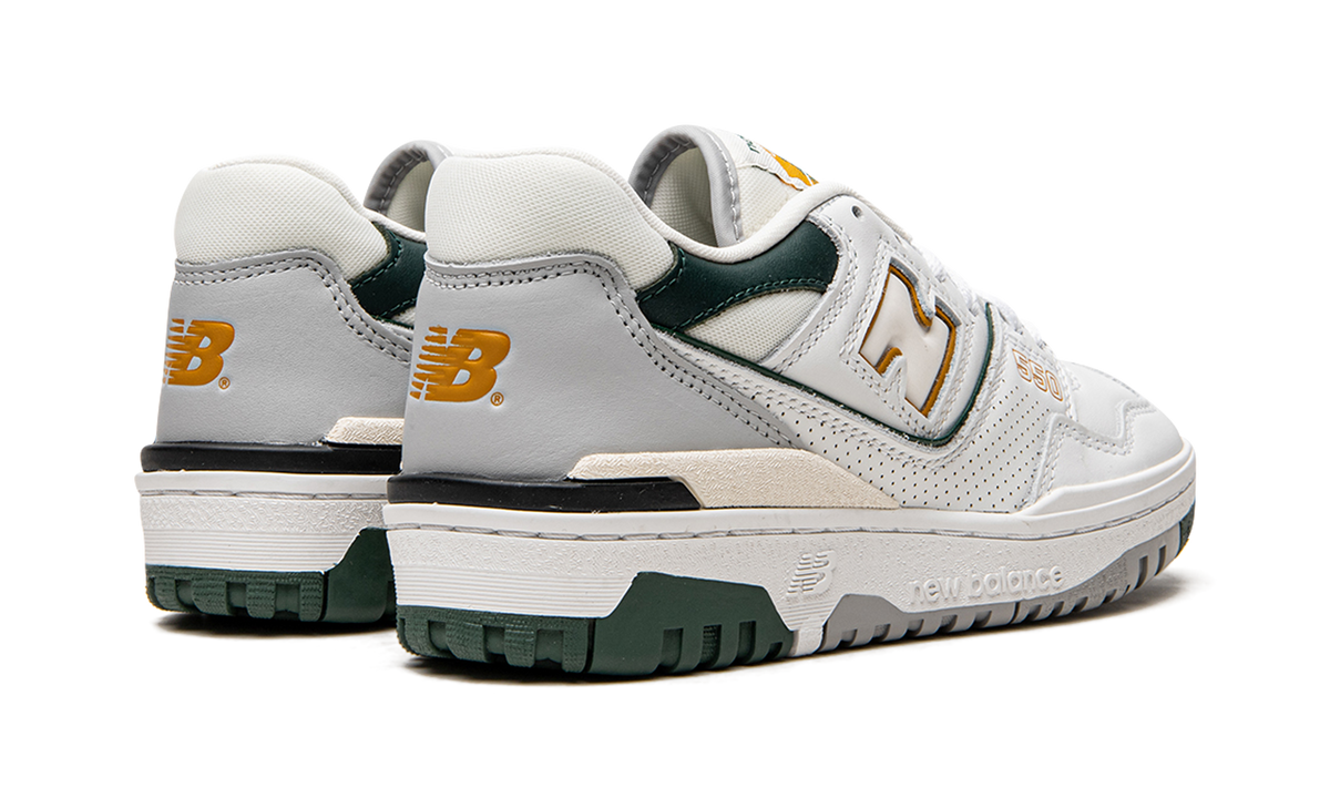 Overkicks - New Balance 550 White Nightwatch Green (BB550PWC) - par completo