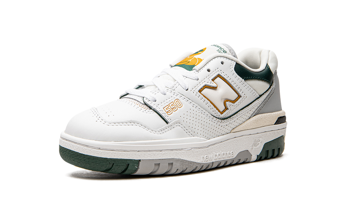 Overkicks - New Balance 550 White Nightwatch Green (BB550PWC) - detalle suela