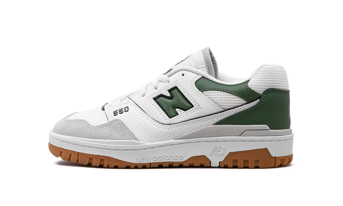 Overkicks - New Balance 550 White Nori (BB550ESB) - vista lateral