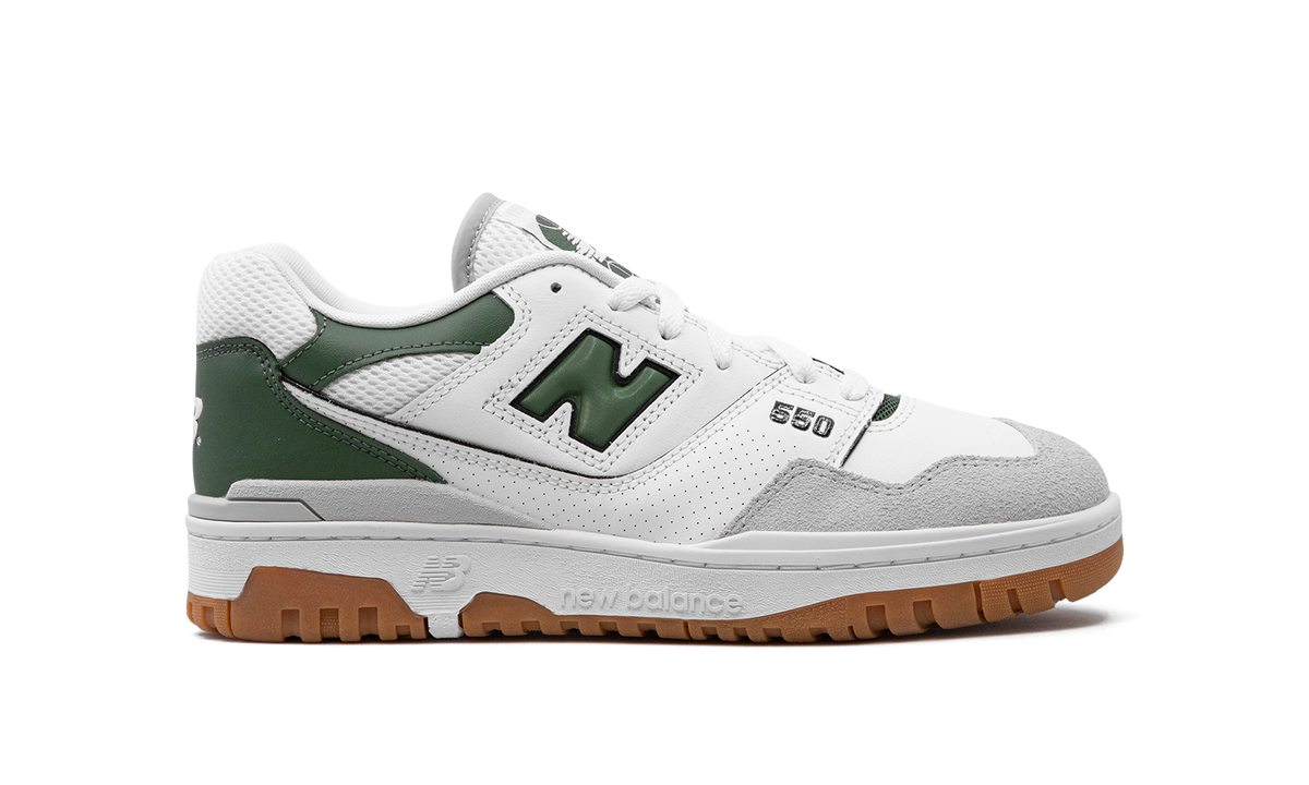 Overkicks - New Balance 550 White Nori (BB550ESB) - detalle talón