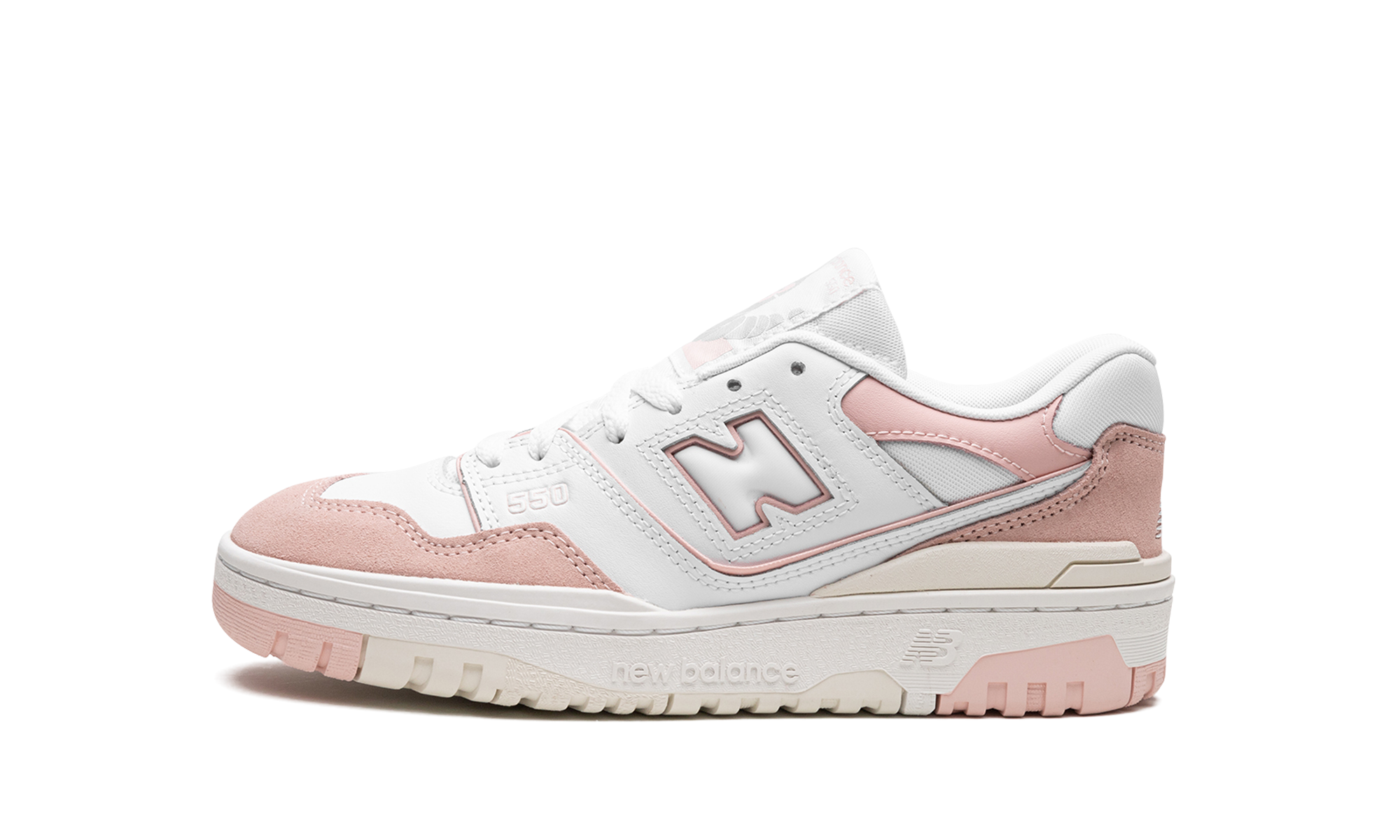 New Balance 550 White Pink Sea Salt (GS) – Overkicks