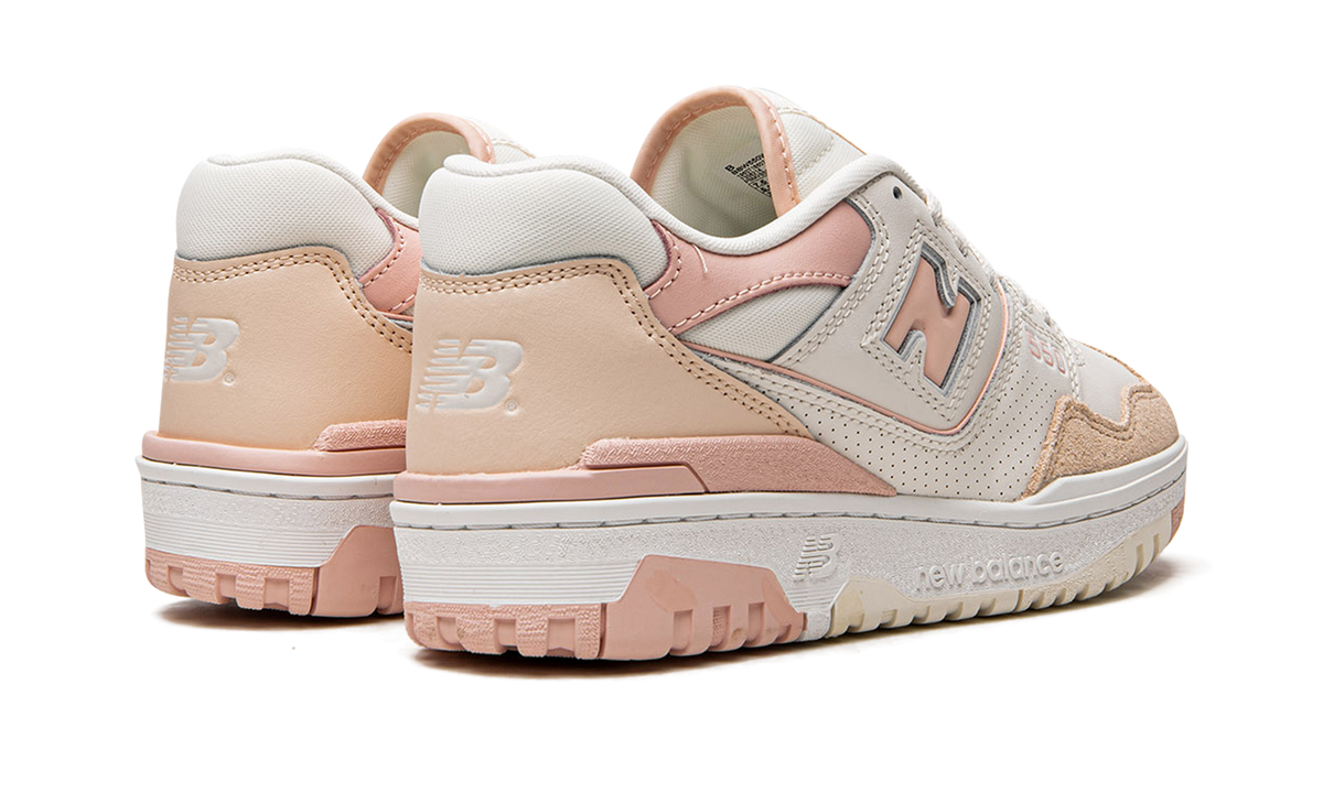 Overkicks - New Balance 550 White Pink (Womens) (BBW550WP) - par completo