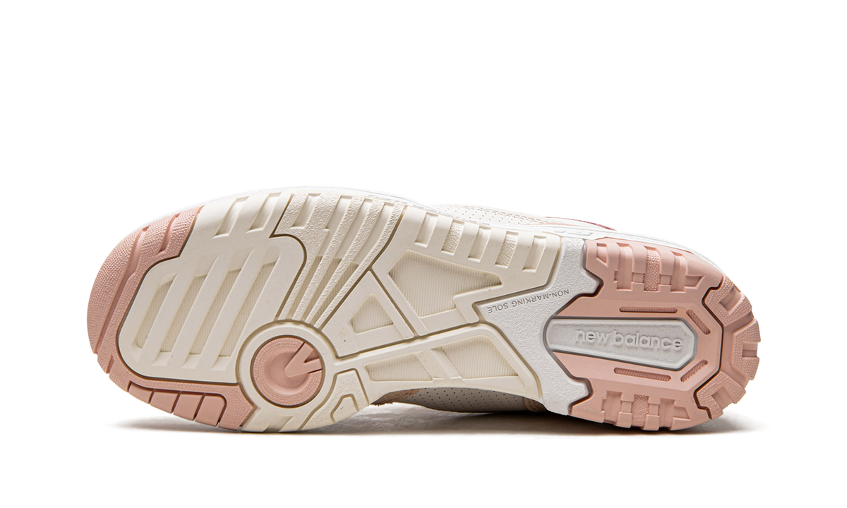 Overkicks - New Balance 550 White Pink (Womens) (BBW550WP) - vista superior