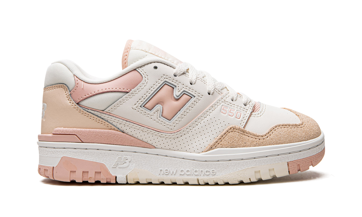 Overkicks - New Balance 550 White Pink (Womens) (BBW550WP) - detalle talón