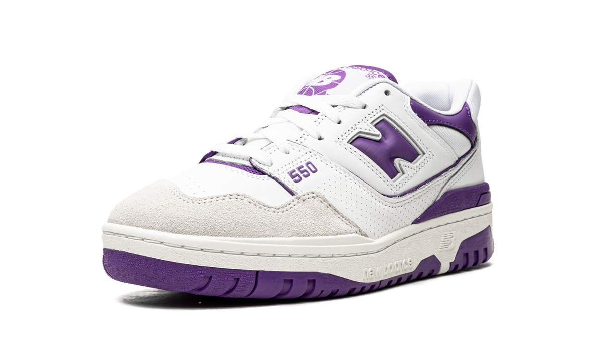 Overkicks - New Balance 550 White Purple (BB550WR1) - detalle suela