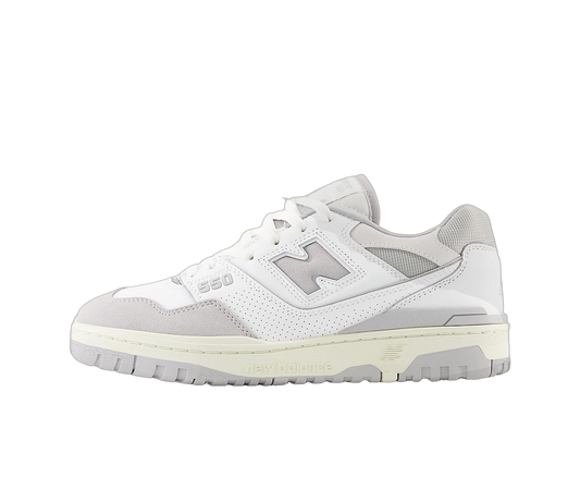 Overkicks - New Balance 550 White Rain Cloud (BB550NEA) - vista lateral
