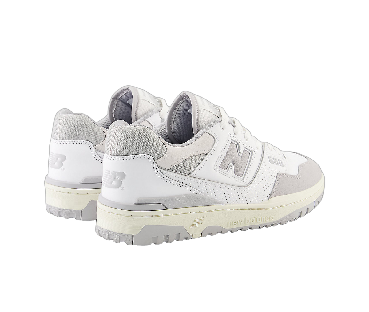 Overkicks - New Balance 550 White Rain Cloud (BB550NEA) - par completo