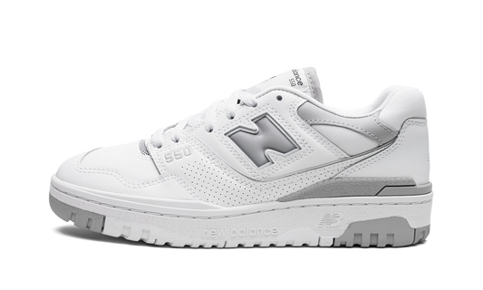 Overkicks - New Balance 550 White Rain Cloud (Womens) (BBW550BB) - vista lateral