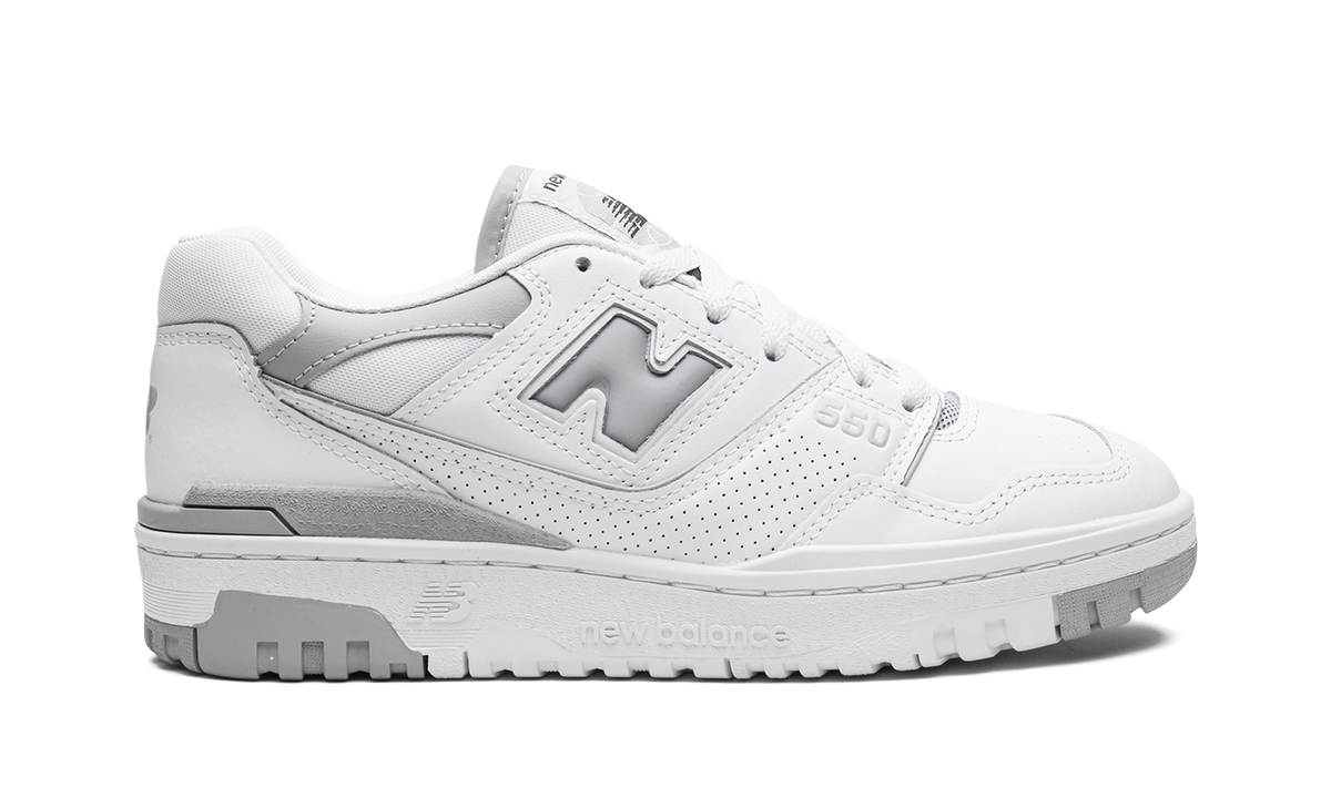 Overkicks - New Balance 550 White Rain Cloud (Womens) (BBW550BB) - detalle talón