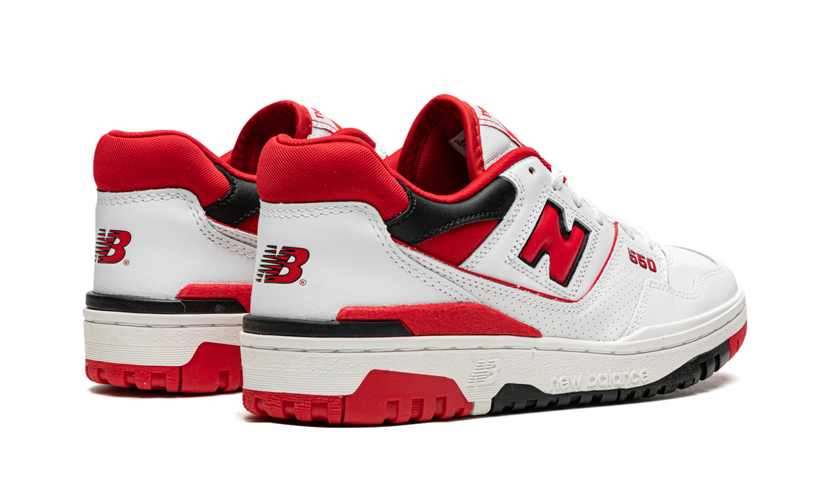 Overkicks - New Balance 550 White Red (BB550SE1) - par completo