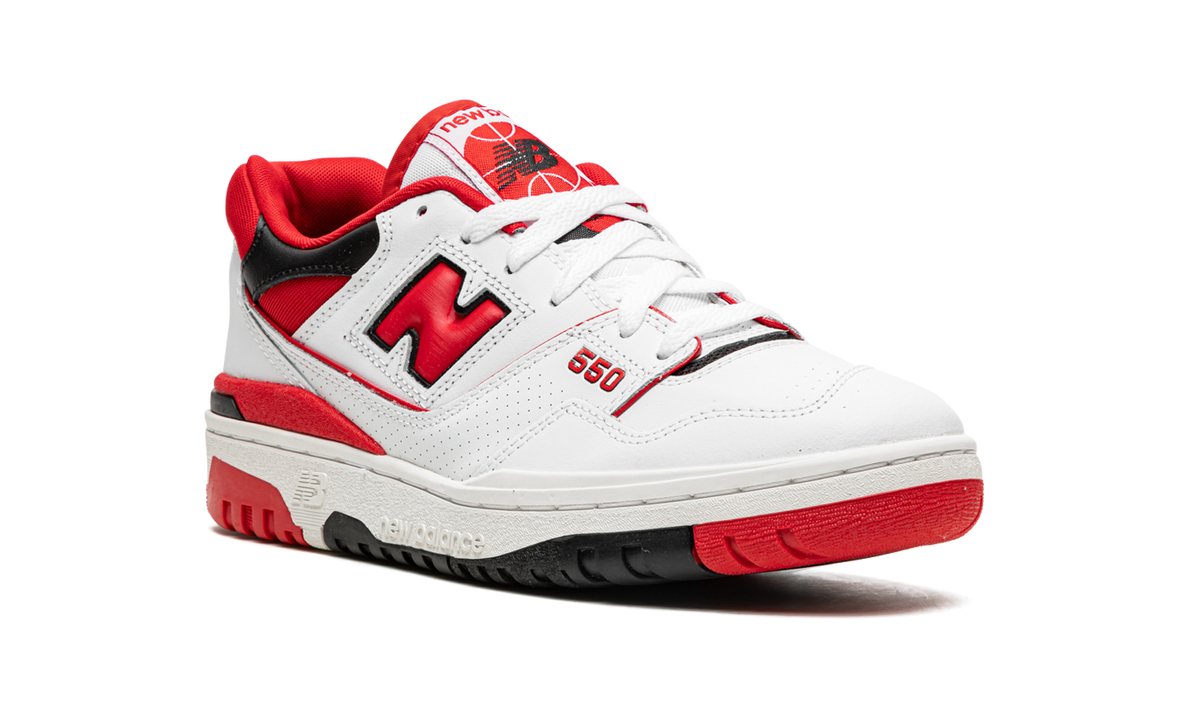 Overkicks - New Balance 550 White Red (BB550SE1) - detalle lateral interior
