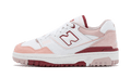 New Balance 550 White Scarlet (Women's)