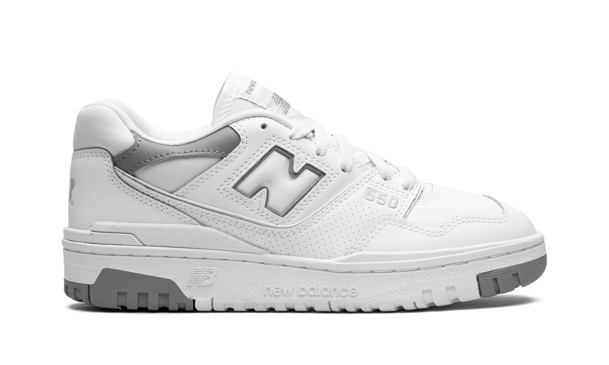 Overkicks - New Balance 550 White Shadow Grey (BB550SWA) - detalle talón