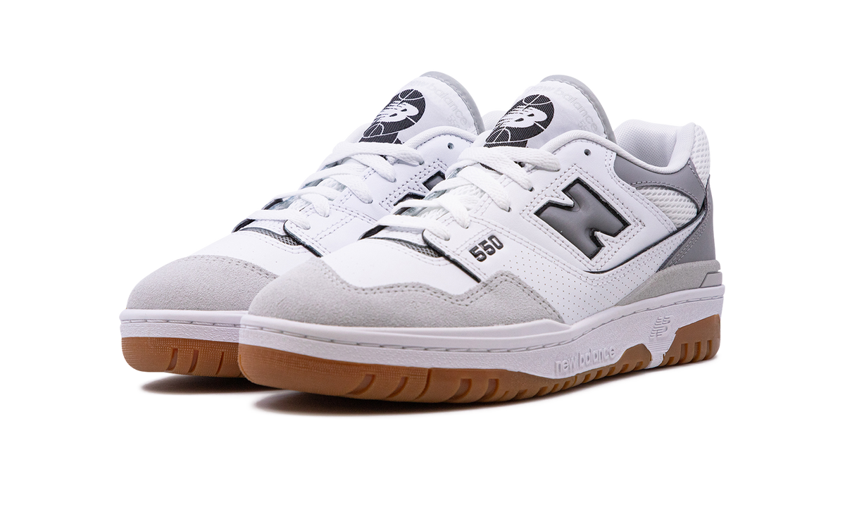 Overkicks - New Balance 550 White Slate Grey (BB550ESC) - vista trasera