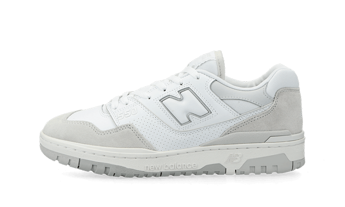 Overkicks - New Balance 550 White Summer Fog (BB550NCB) - vista lateral