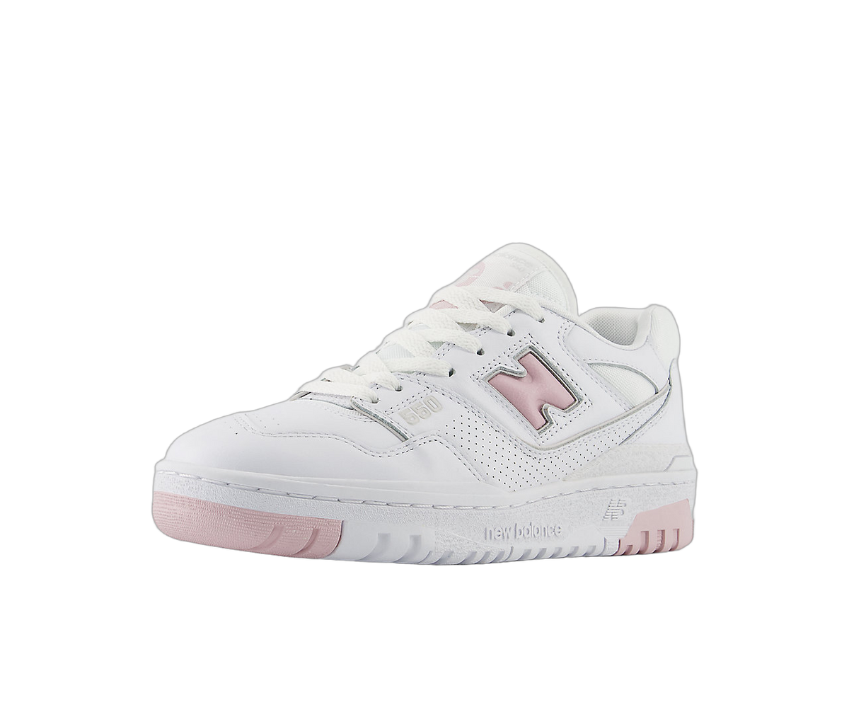 Overkicks - New Balance 550 White Twilight Haze (Womens) (BBW550VC) - vista trasera