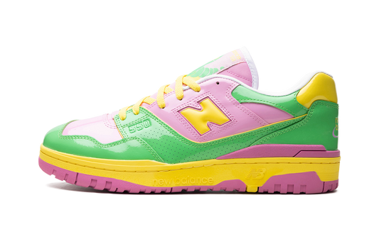 Overkicks - New Balance 550 Y2K Patent Leather Pack Pink Green (BB550YKA) - vista lateral