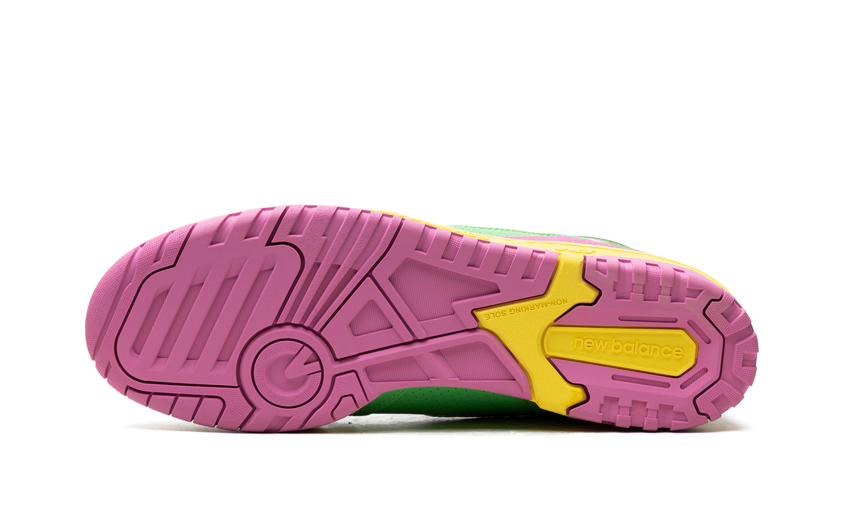 Overkicks - New Balance 550 Y2K Patent Leather Pack Pink Green (BB550YKA) - vista superior