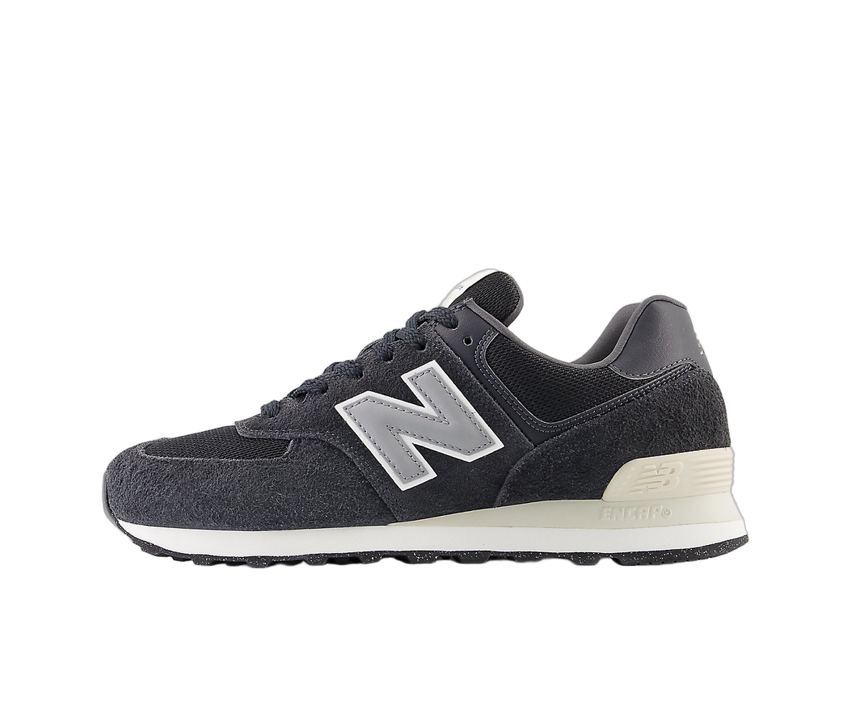 Overkicks - New Balance 574 Black Noir Grey (U574SBG) - vista lateral