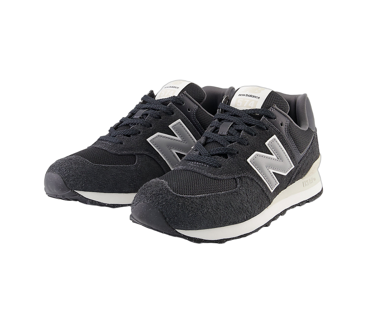 Overkicks - New Balance 574 Black Noir Grey (U574SBG) - vista trasera