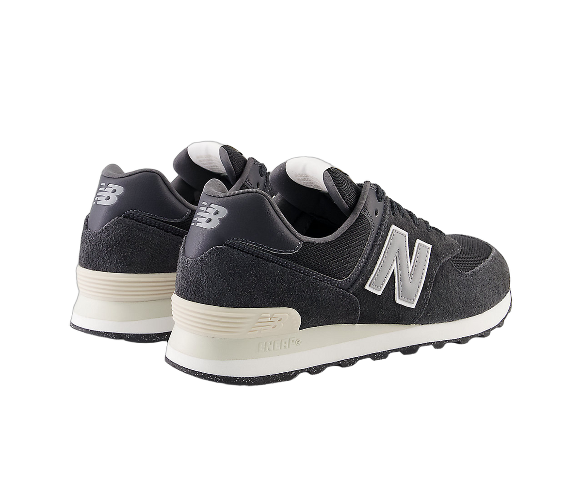 Overkicks - New Balance 574 Black Noir Grey (U574SBG) - par completo