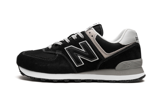 Overkicks - New Balance 574 Black White (ML574EVB) - vista lateral