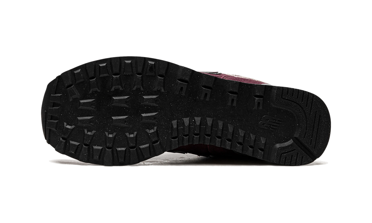 Overkicks - New Balance 574 Burgundy White (ML574EVM) - vista superior