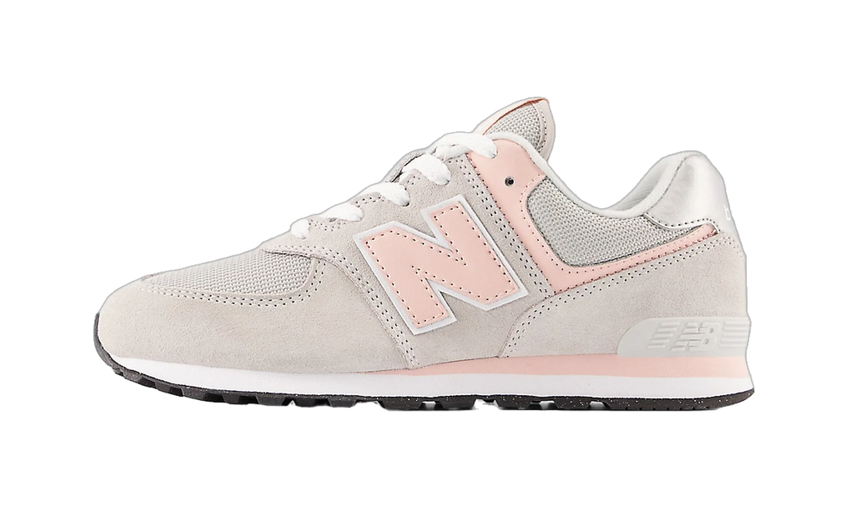 Overkicks - New Balance 574 Core Rain Cloud Pink Haze (GS) (GC574EVK) - vista lateral