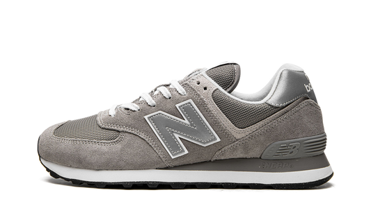 Overkicks - New Balance 574 Grey White (ML574EVG) - vista lateral