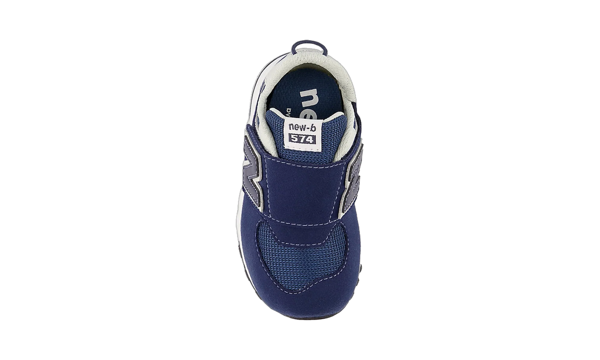 Overkicks - New Balance 574 Hook and Loop Navy White (TD) (NW574NV) - imagen 3