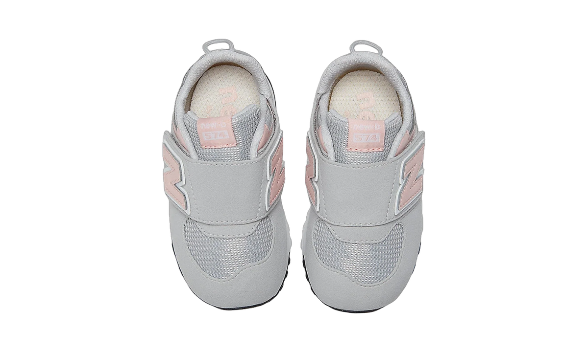 Overkicks - New Balance 574 Hook and Loop Rain Cloud Pink Haze (TD) (NW574PK) - imagen 3