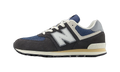 New Balance 574 Lace Black Cement Slate Grey (GS)