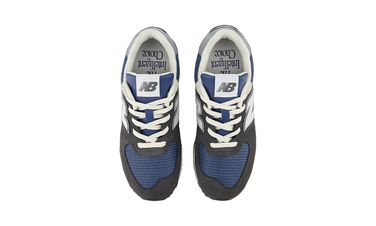 Overkicks - New Balance 574 Lace Black Cement Slate Grey (GS) (GC574SGG) - imagen 3