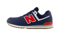 New Balance 574 Lace Navy Team Red (GS)