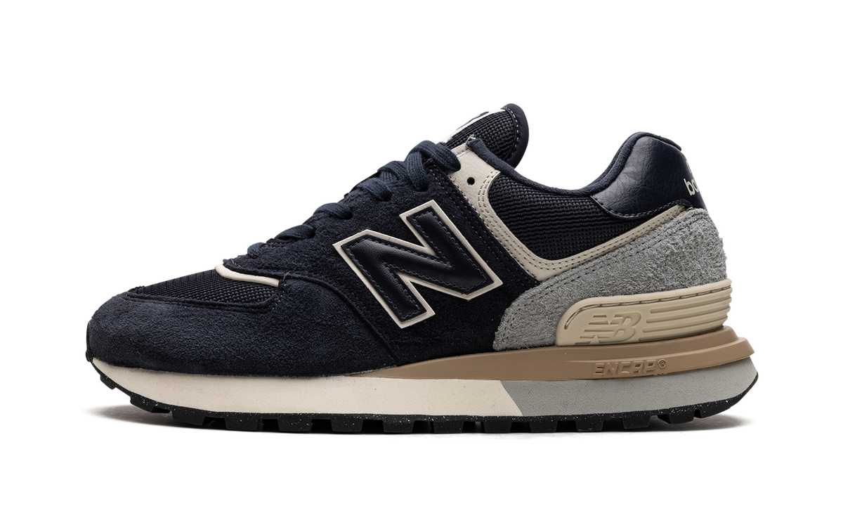 Overkicks - New Balance 574 Legacy Navy (U574LGBN) - vista lateral