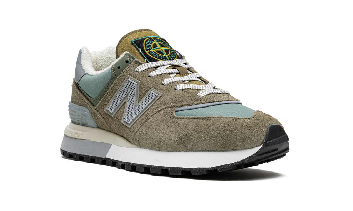 Overkicks - New Balance 574 Legacy Stone Island (U574LGST) - detalle lateral interior