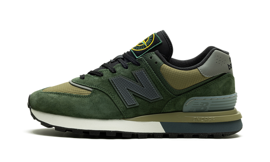 Overkicks - New Balance 574 Legacy Stone Island Dark Green (U574LGIL) - vista lateral