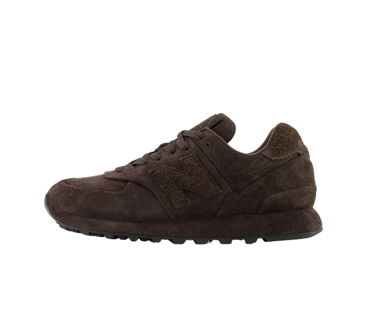 Overkicks - New Balance 574 Legacy Stone Island Ghost Dark Brown (U574BSI1) - vista lateral