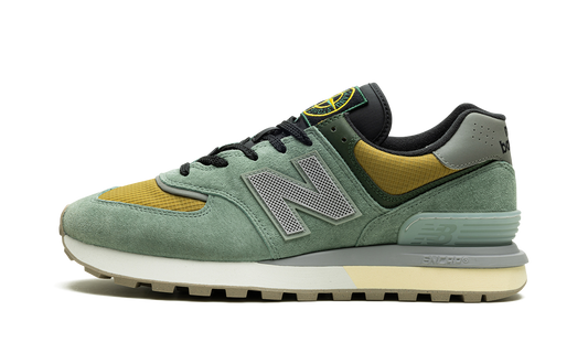 Overkicks - New Balance 574 Legacy Stone Island Light Green (U574LGTN) - vista lateral