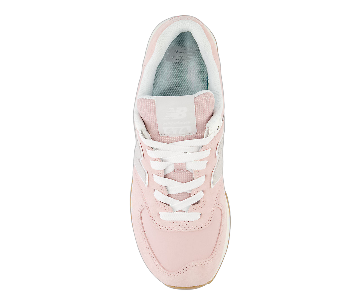 Overkicks - New Balance 574 Ligt Pink Angora (Womens) (WL574QE2) - par completo