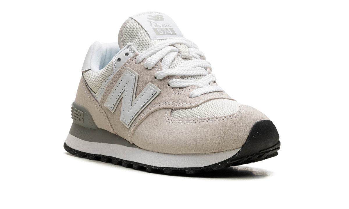 Overkicks - New Balance 574 Nimbus Cloud White (Womens) (WL574EVW) - detalle lateral interior