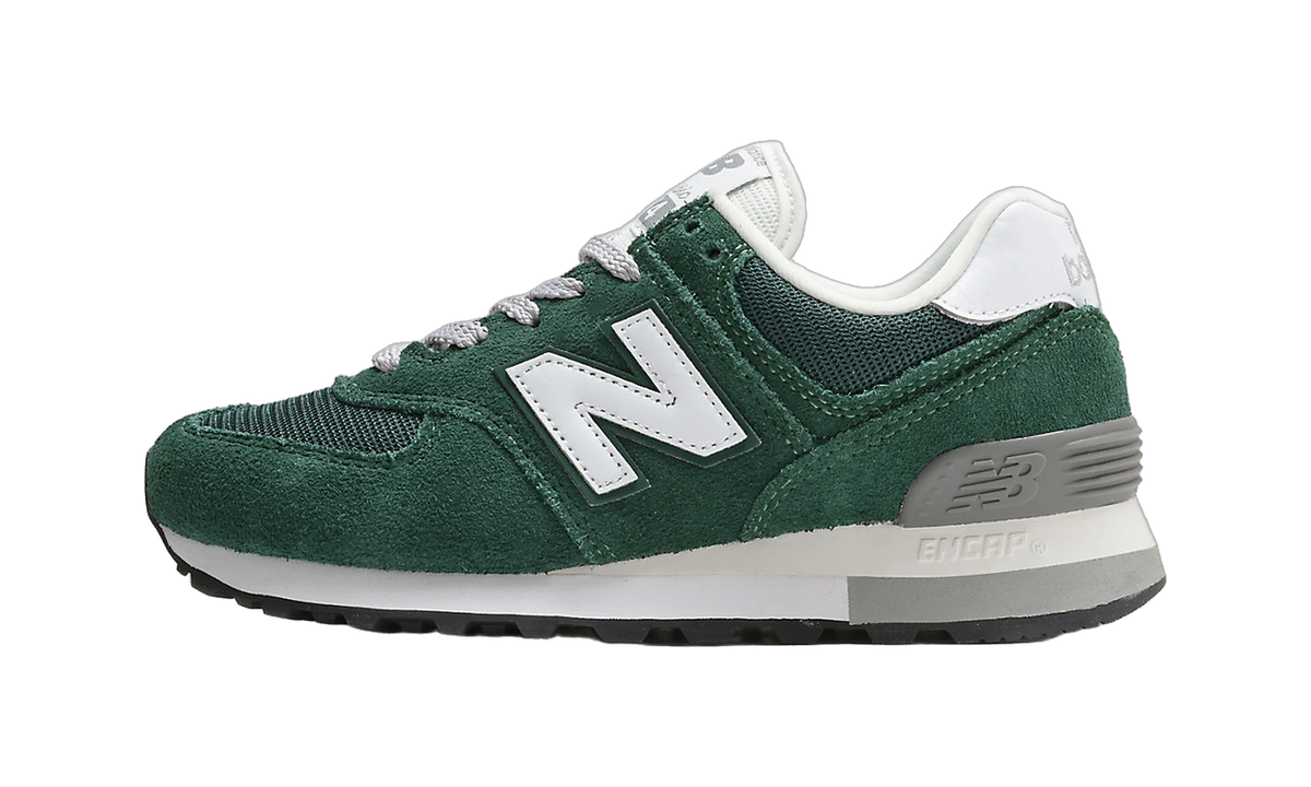 Overkicks - New Balance 574 Nordic Green White (U57421A) - vista lateral