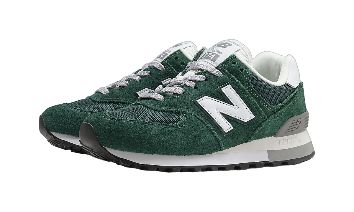 Overkicks - New Balance 574 Nordic Green White (U57421A) - vista trasera