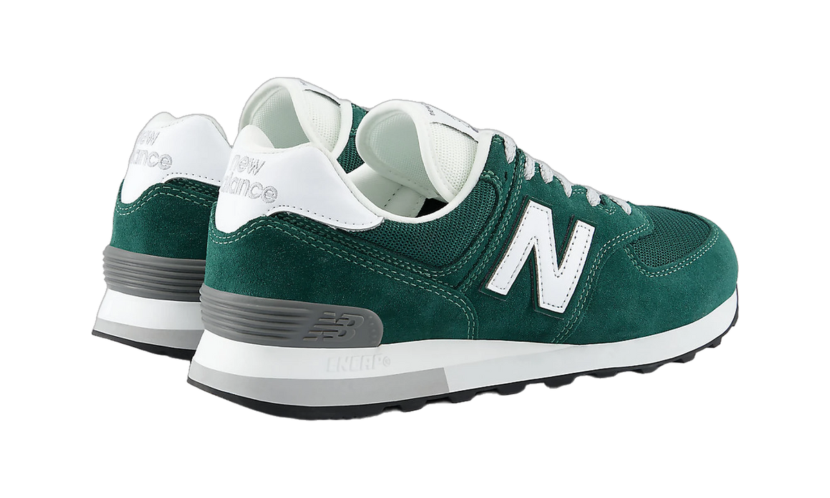 Overkicks - New Balance 574 Nordic Green White (U57421A) - par completo