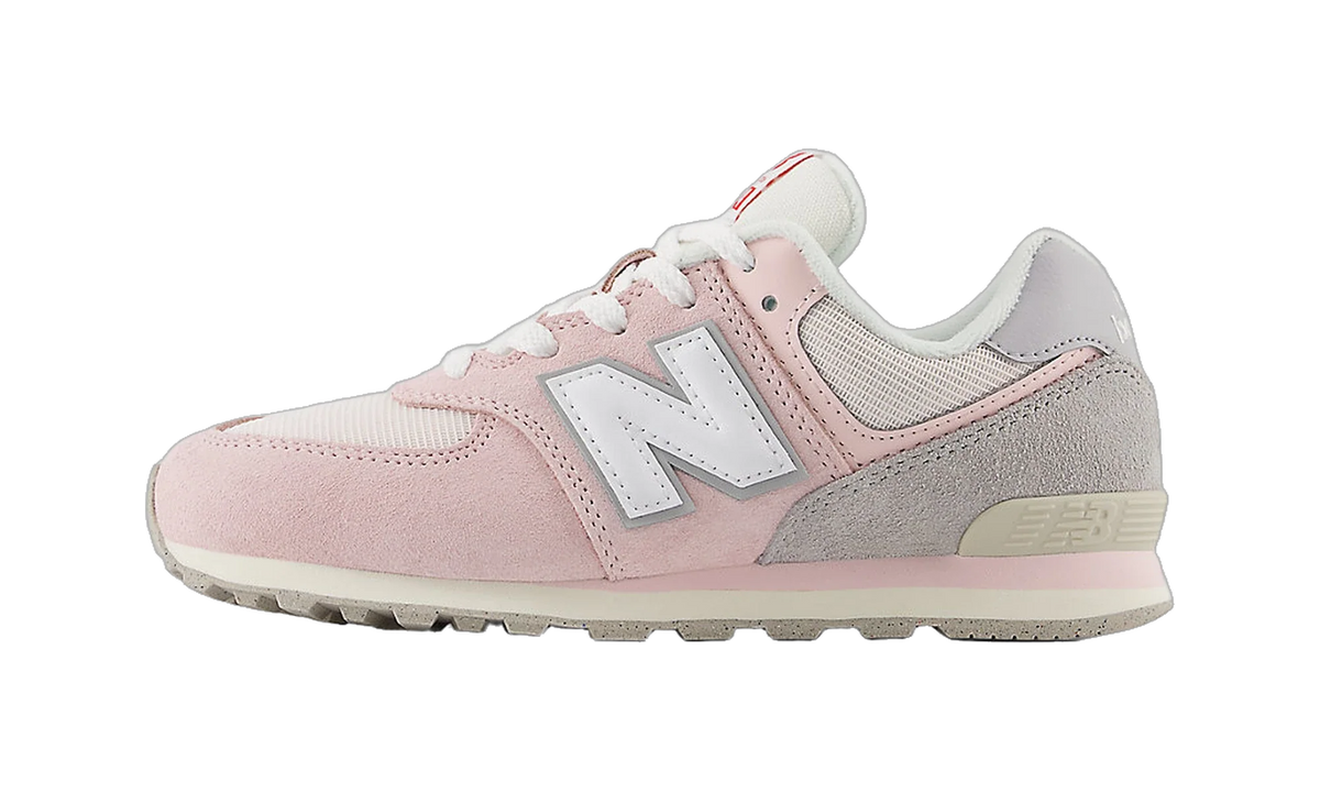 Overkicks - New Balance 574 Rose (GS) (GC574BKM) - vista lateral