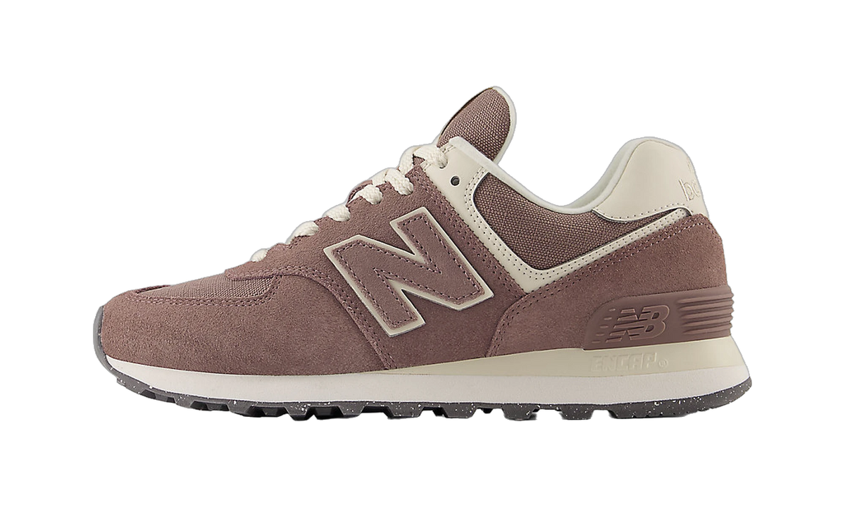 Overkicks - New Balance 574 Rust Sea Salt (Womens) (WL574RTS) - vista lateral