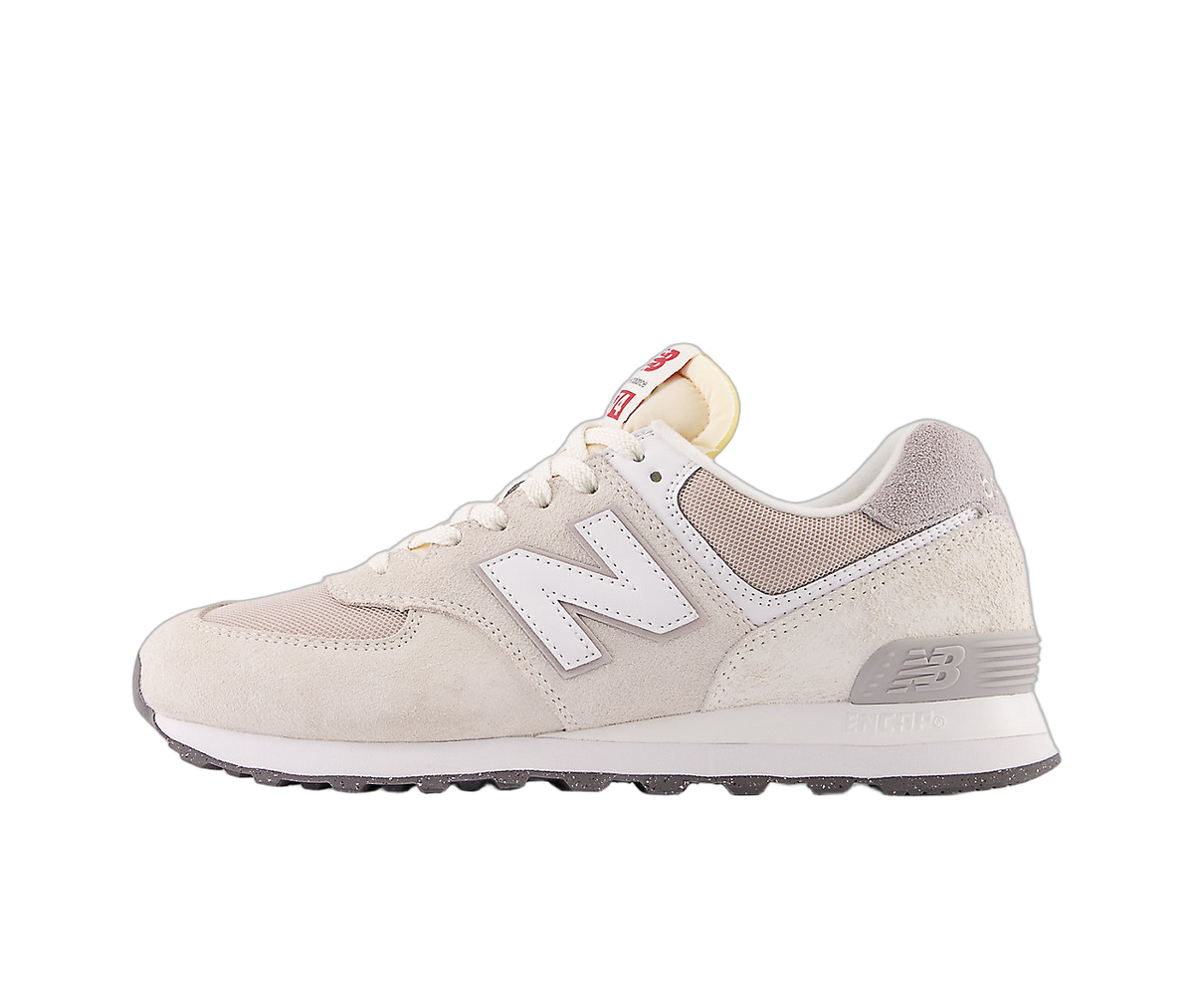 Overkicks - New Balance 574 Sea Salt White (U574RCD) - vista lateral